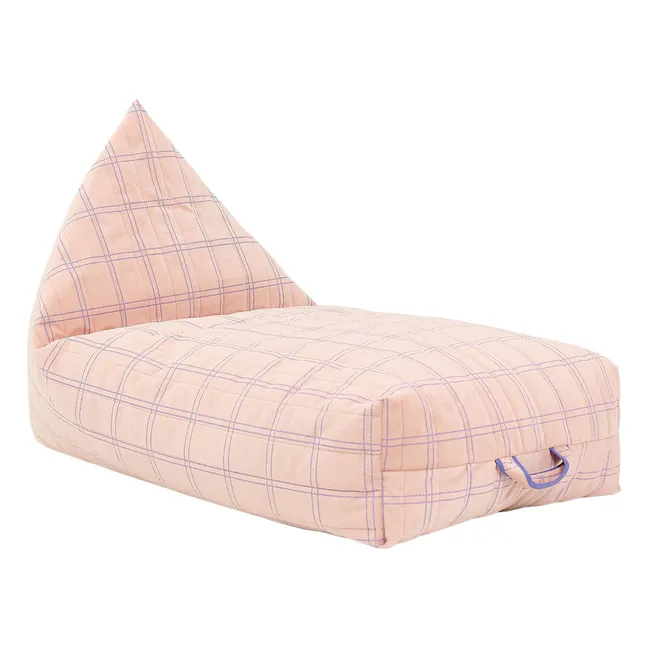 Langer Hocker Oasis aus Eco-Velours | Gelb