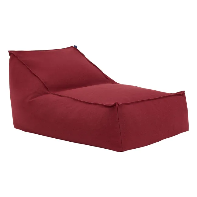 Lucky long pouffe | Red