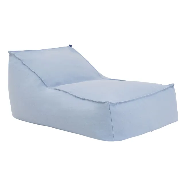 Pouf long Lucky | Bleu