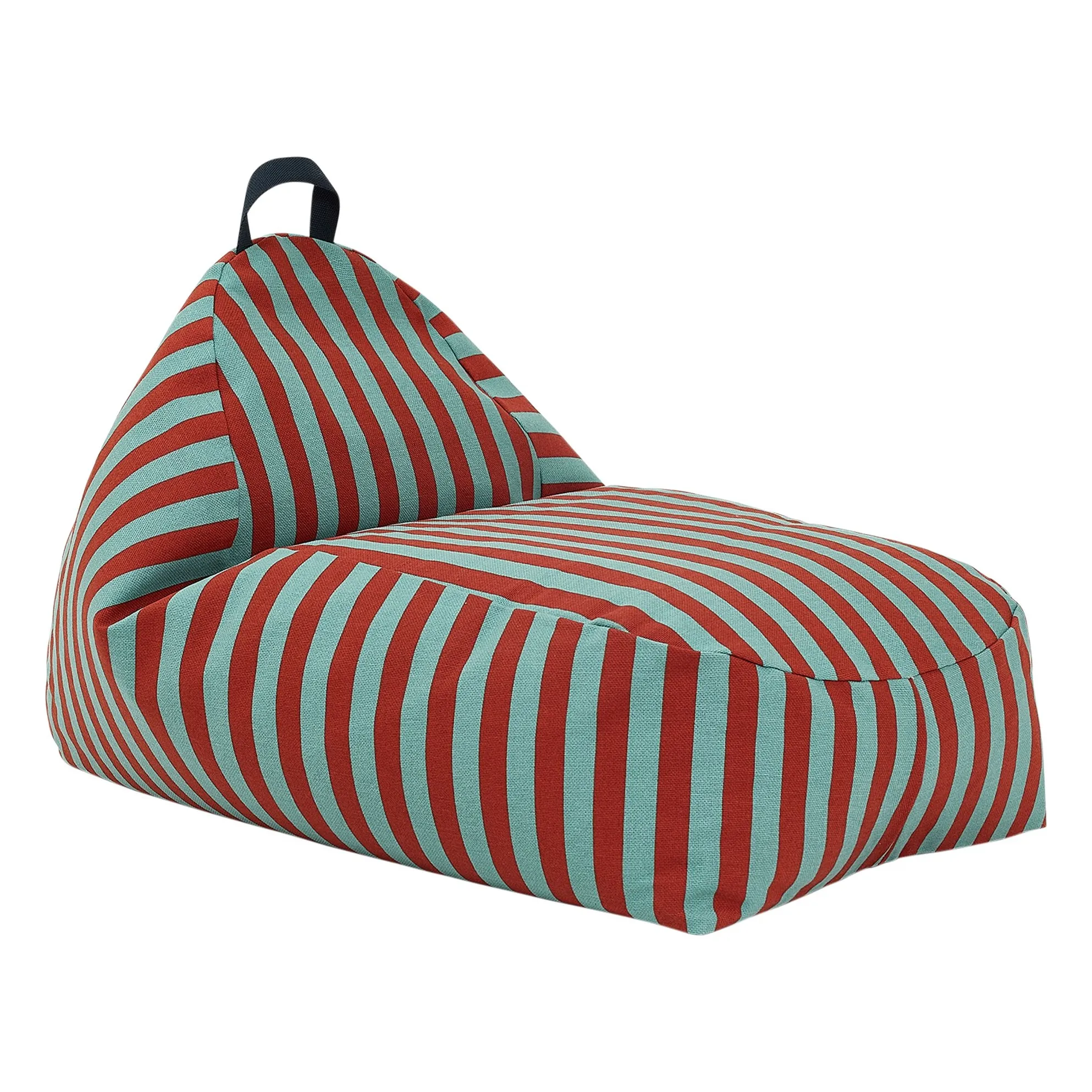 Nobodinoz Red Bliss Long Pouffe