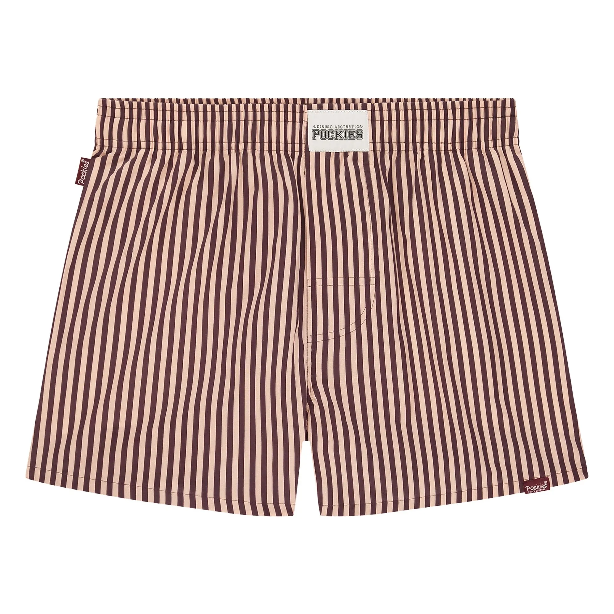 Pockies Women's Pink Boyfriend Striped Boxers