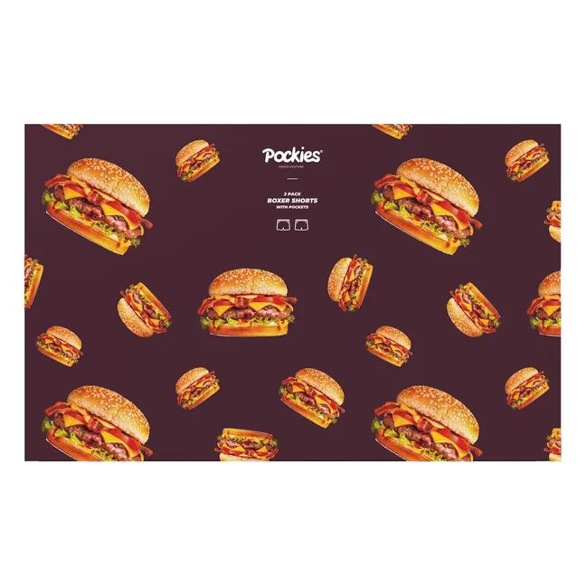 Boxers Burger Pack 2 | Rouge