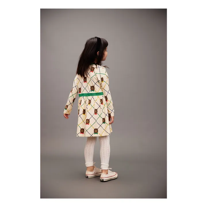 Vestido Osito Algodón Ecológico | Crudo- Imagen del producto n°1