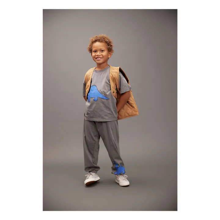 Jogger Dino de algodón orgánico | Gris- Imagen del producto n°1