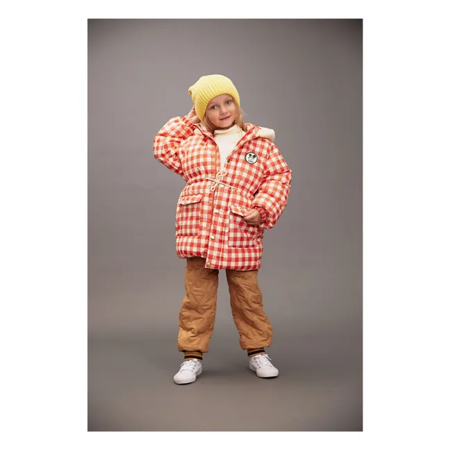 Chaqueta de plumón Ritzratz Gingham | Rojo