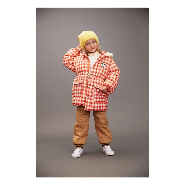 Chaqueta de plumón Ritzratz Gingham | Rojo- Imagen del producto n°1