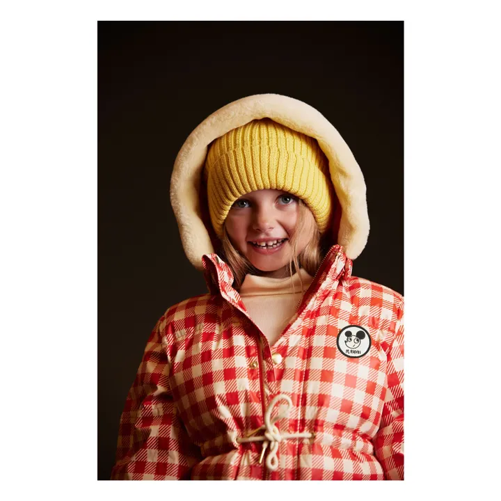 Gorro de punto de algodón ecológico | Amarillo- Imagen del producto n°1