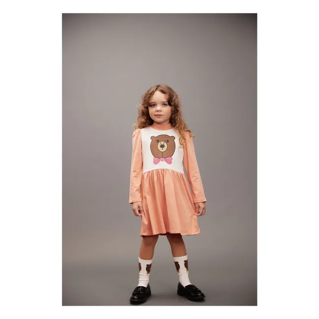 Lot de 3 Paires de Chaussettes Ours Coton Bio | Marron