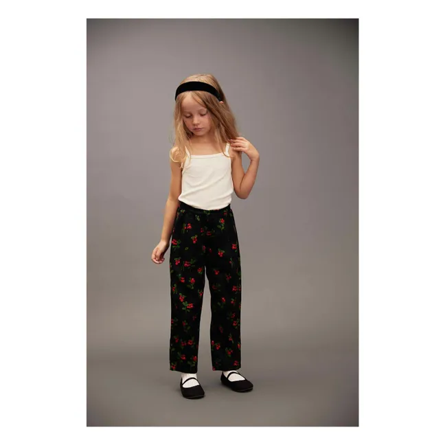 Pantalon Lingonberries Coton Bio | Noir