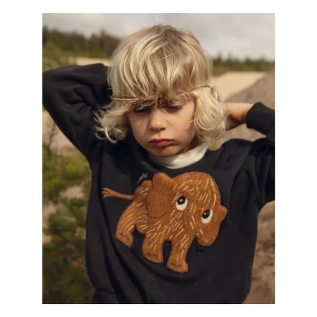 Sweat Mammouth Coton Bio | Noir