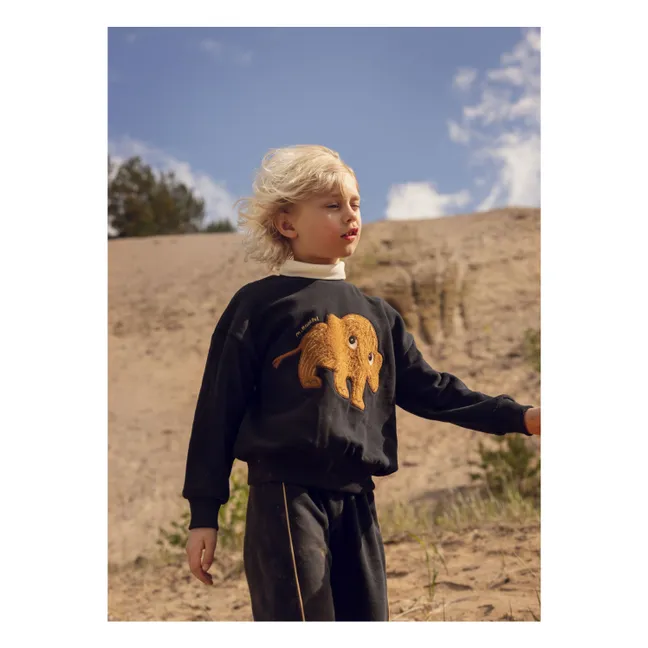 Sweat Mammouth Coton Bio | Noir