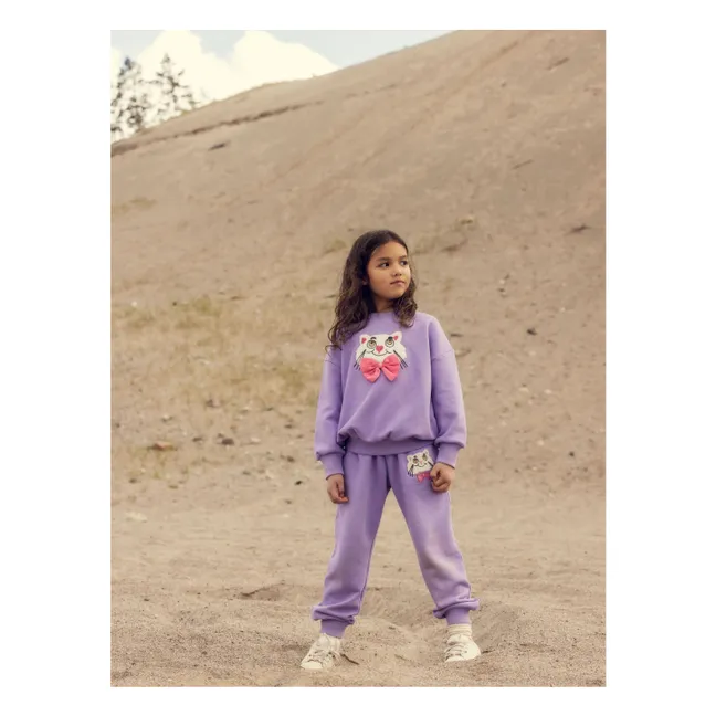 Jogger Chat Coton Bio | Violet