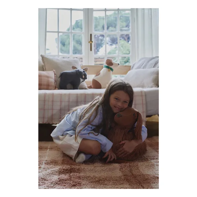 Tartan rug  | Dusty Pink