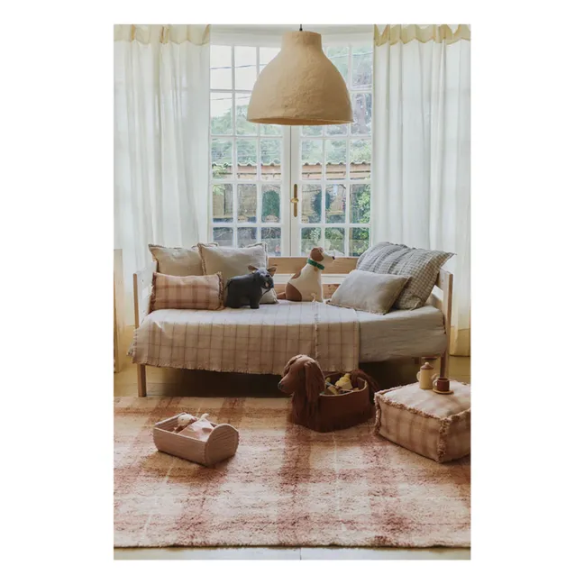 Tappeto Tartan  | Rosa antico