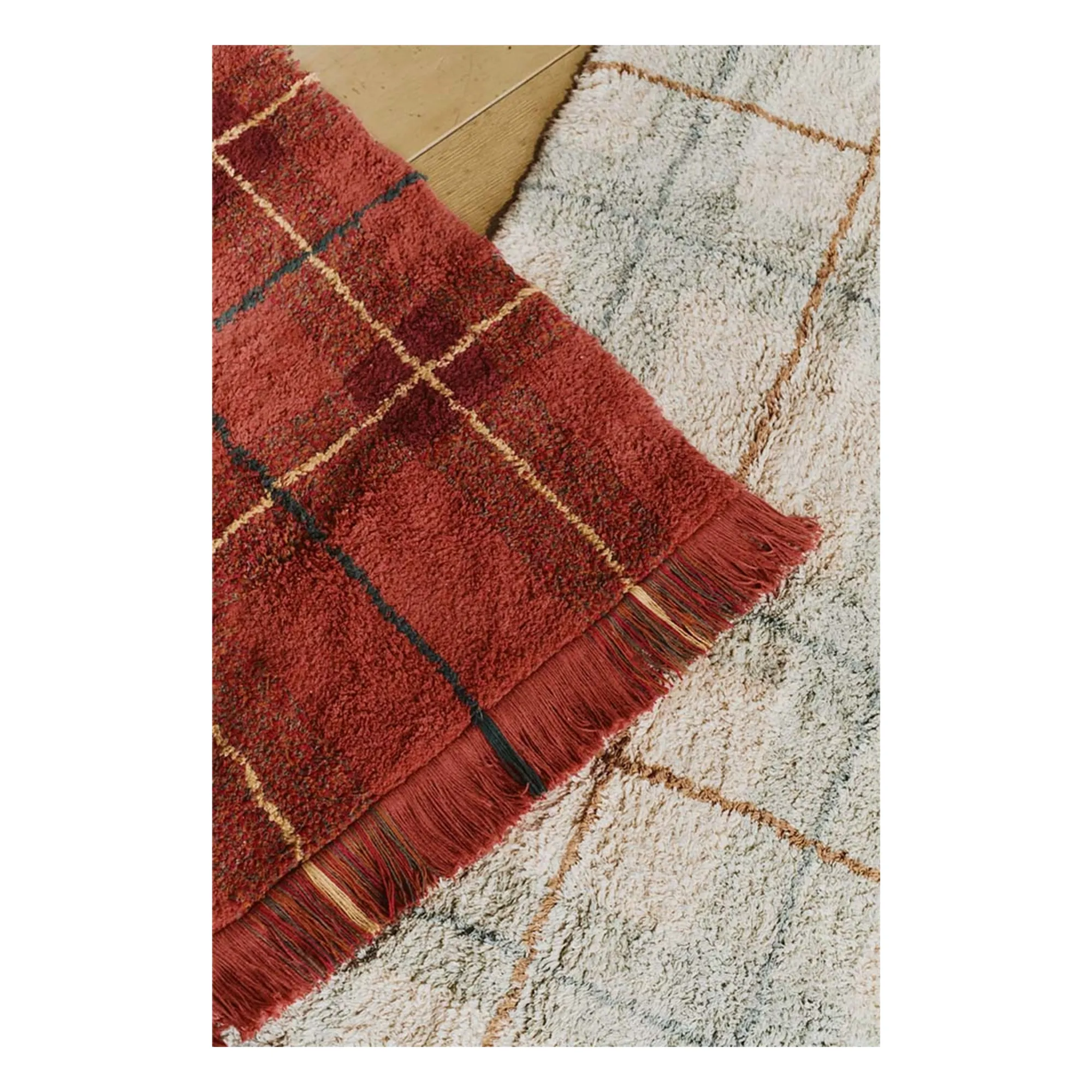 Tapis Tartan  | Bleu Glacier- Image produit n°6