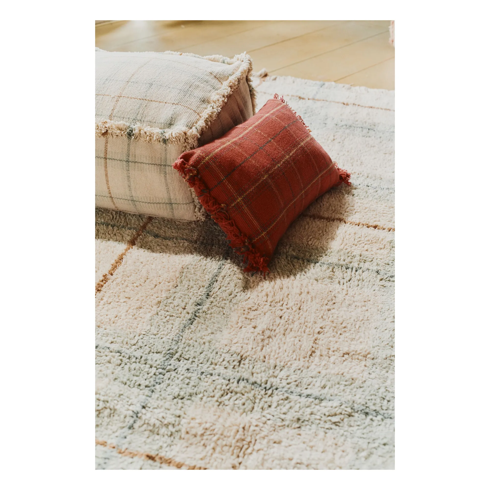 Tapis Tartan  | Bleu Glacier- Image produit n°5