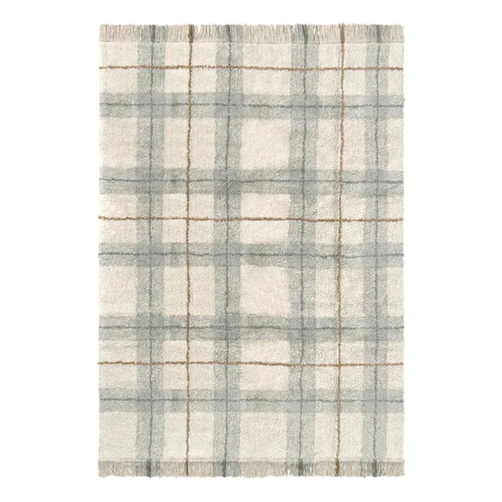 Tartan rug  | Ice Blue- Product image n°0