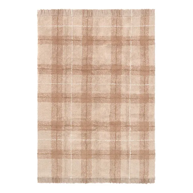 Tappeto Tartan  | Rosa antico