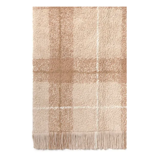 Tappeto Tartan  | Rosa antico