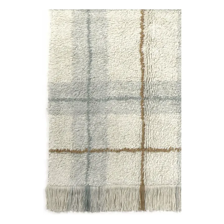 Tartan rug  | Ice Blue- Product image n°1