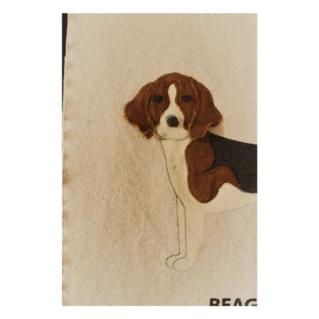 Tenture murale Chiens | Sable