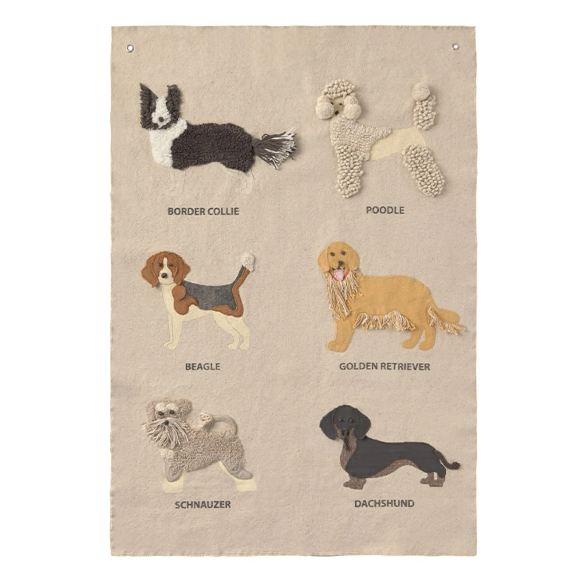 Lorena Canals Sand Wall Hanging Dogs