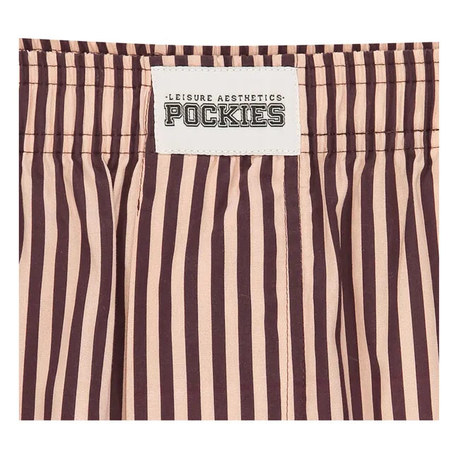 Boxers Boyfriend Rayés | Rose