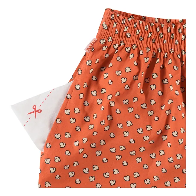 Popcorn shorts | Orange
