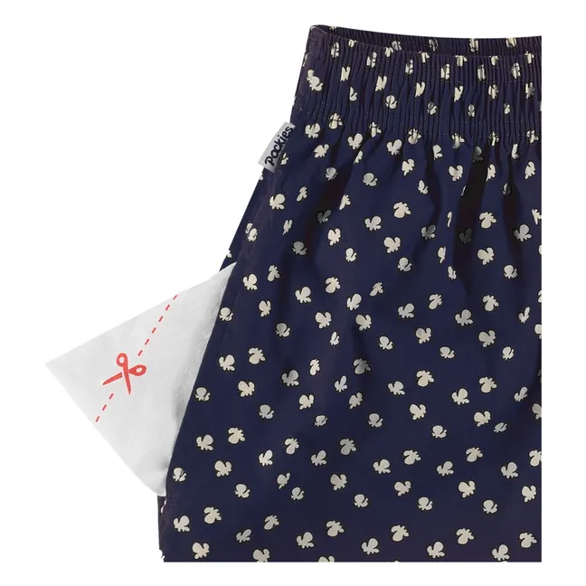 Popcorn-Unterhose | Navy