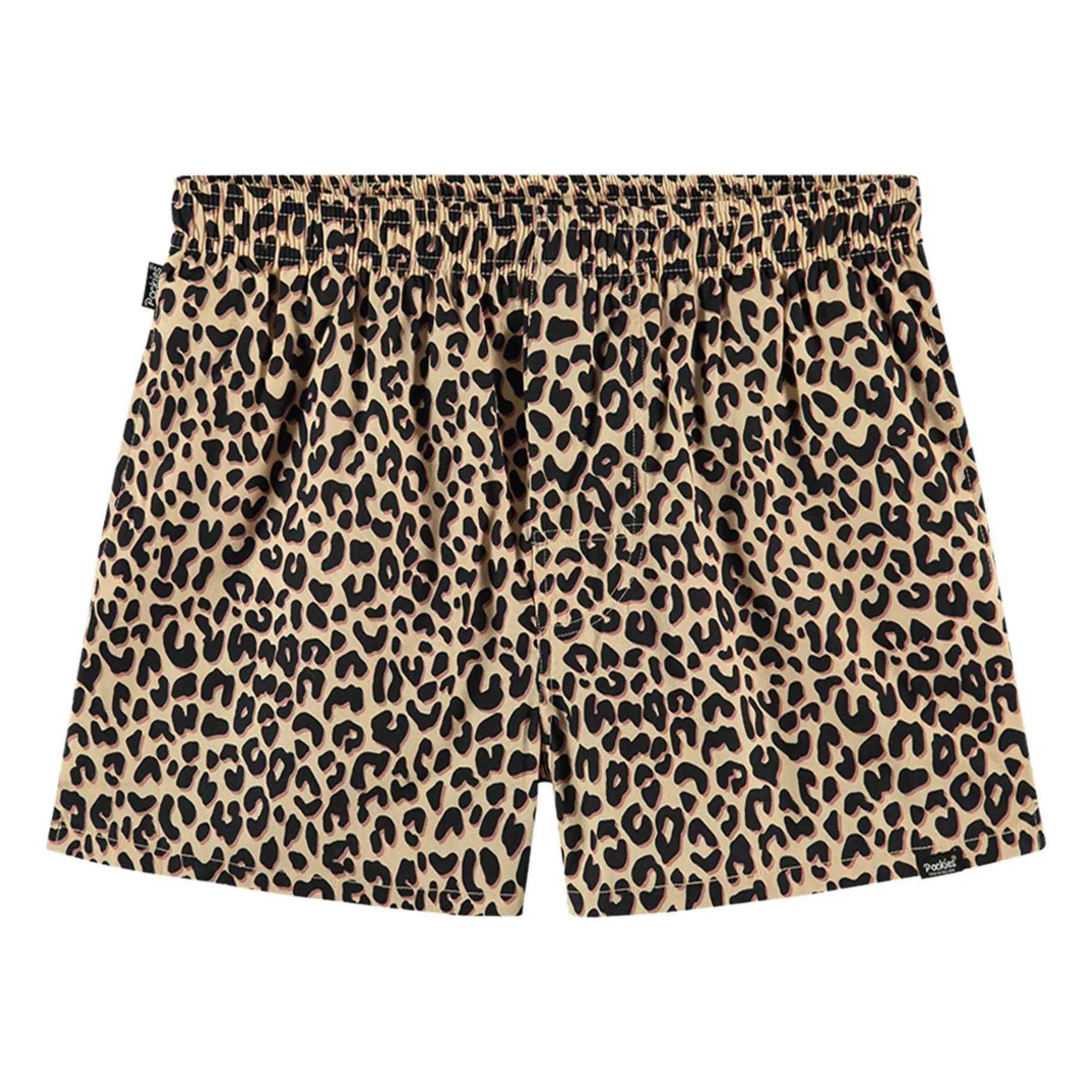 Pockies Beige Leopard Shorts