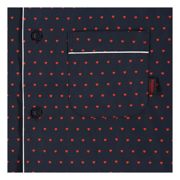 Camisa de pijama Luv | Azul Marino- Imagen del producto n°3