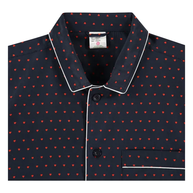 Pyjamahemd Luv | Navy