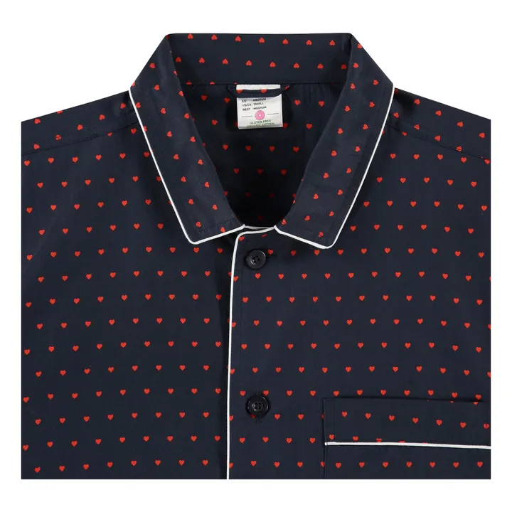 Camisa de pijama Luv | Azul Marino- Imagen del producto n°2
