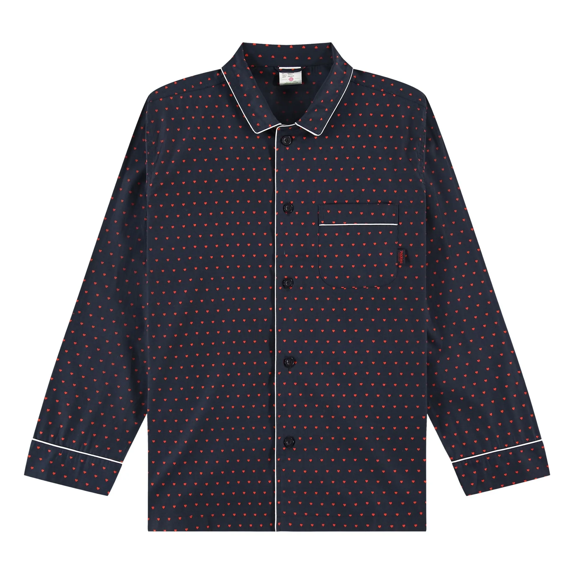 Pockies Unisex Navy Blue Luv Pyjama Shirt