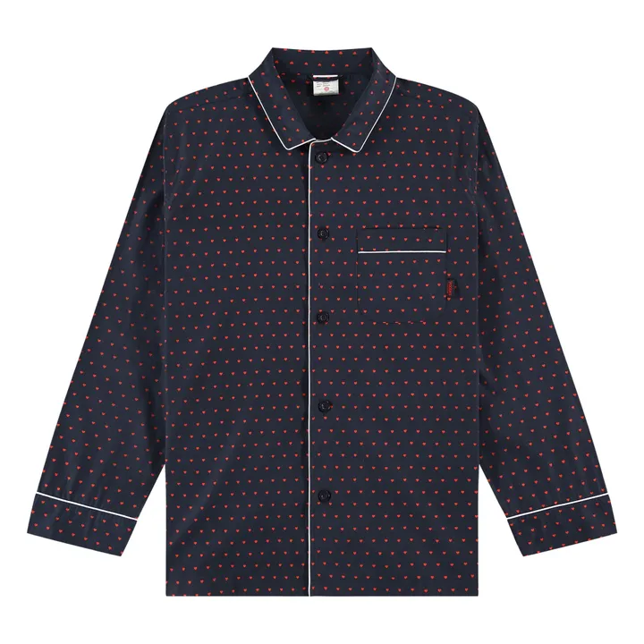 Camisa de pijama Luv | Azul Marino- Imagen del producto n°0
