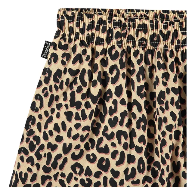 Pantalones de pijama de leopardo | Beige