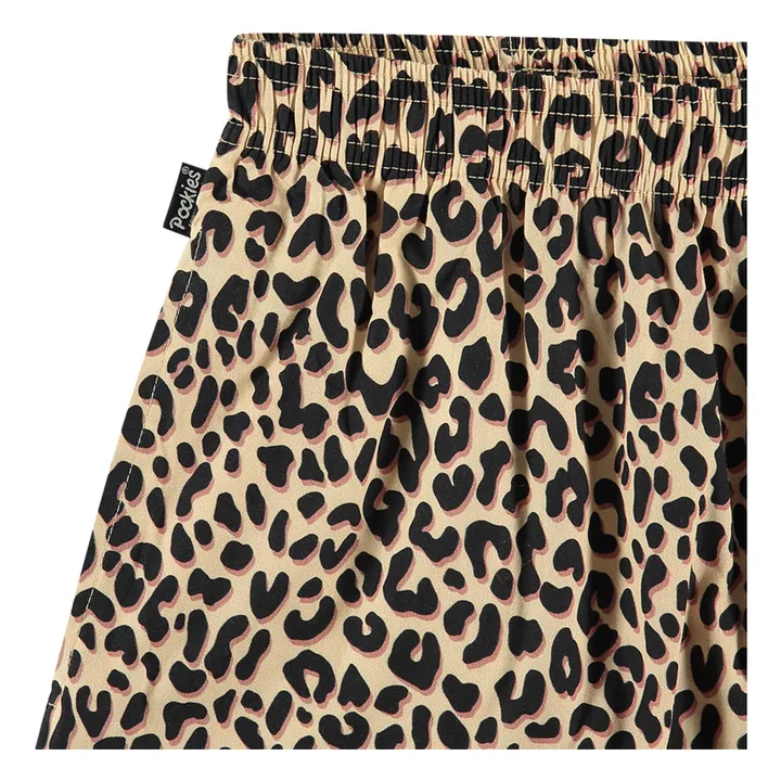Pantalones de pijama de leopardo | Beige- Imagen del producto n°1