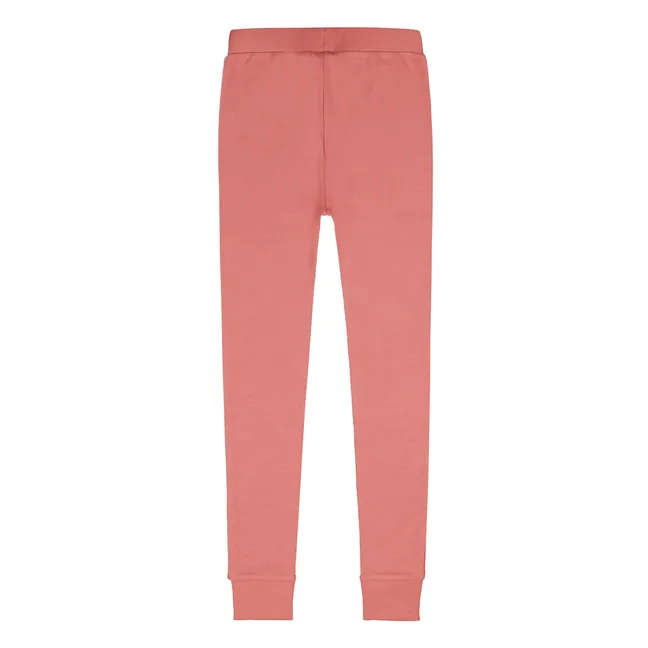 Legging Côtelé Mignon Coton Bio | Rose