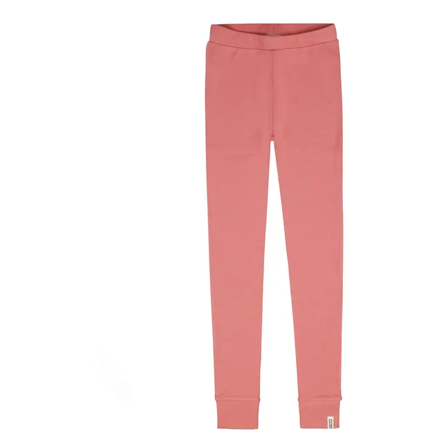 Legging Côtelé Mignon Coton Bio | Rose
