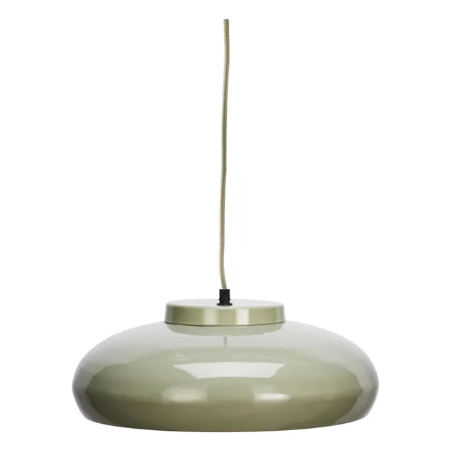 Suspension en métal émaillé D38 cm | Sauge