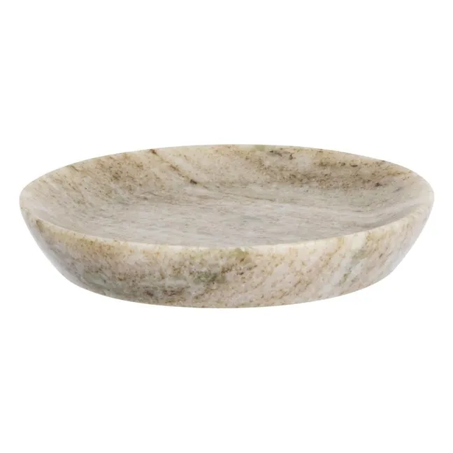 Plateau rond en marbre D10 cm | Gris