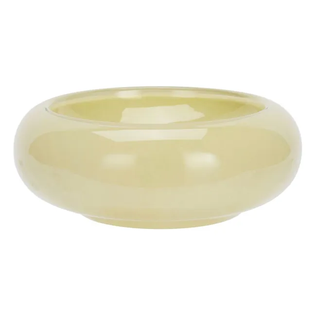 Bol en verre 26x10 cm | Jaune