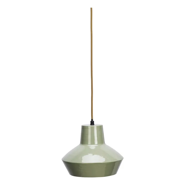 Suspension en métal émaillé | Vert- Image produit n°0