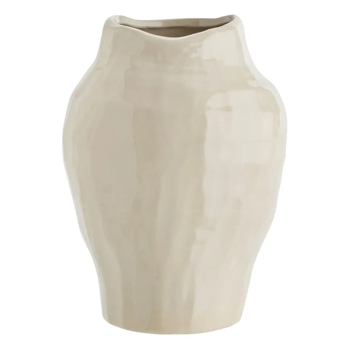 Vase aus Sandstein | Elfenbeinfarben- Produktbild Nr. 0