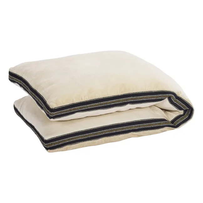 Matelas en velours de coton 60x140 cm | Ecru