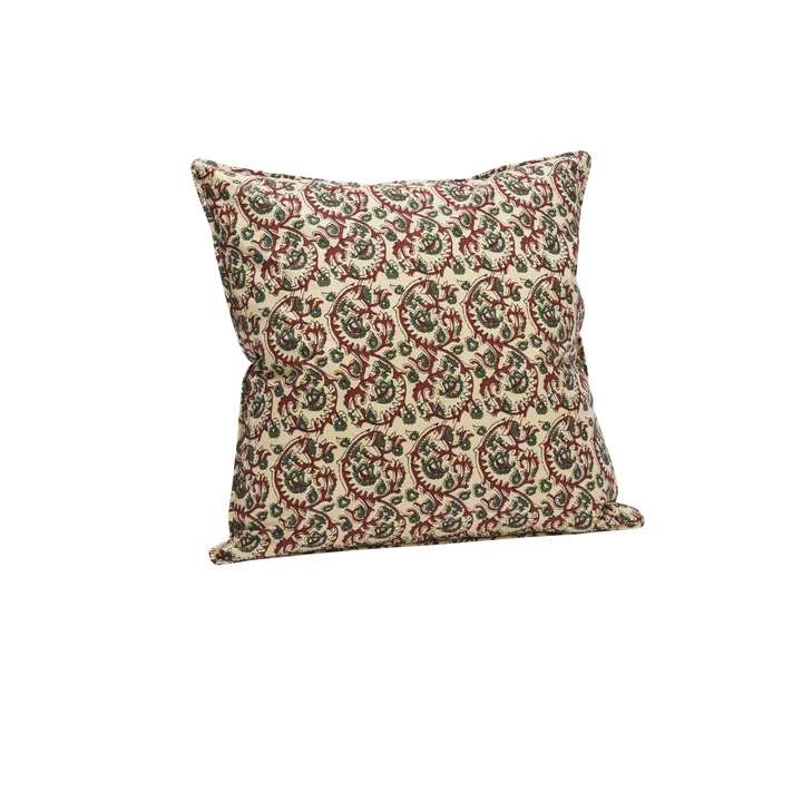 Housse de coussin en coton | Beige- Image produit n°0