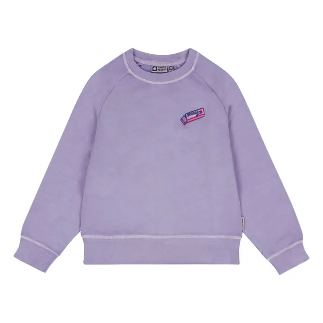 Sweat Fluo GD Coton Bio | Lilas