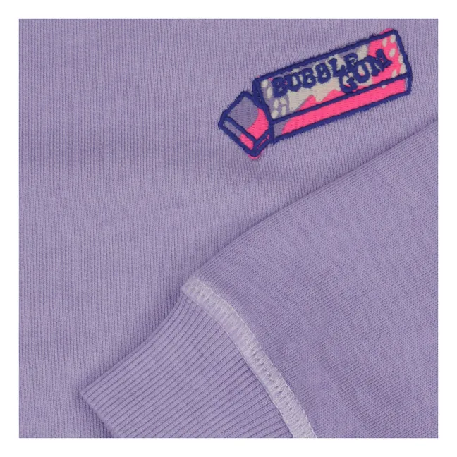 Sweat Fluo GD Coton Bio | Lilas