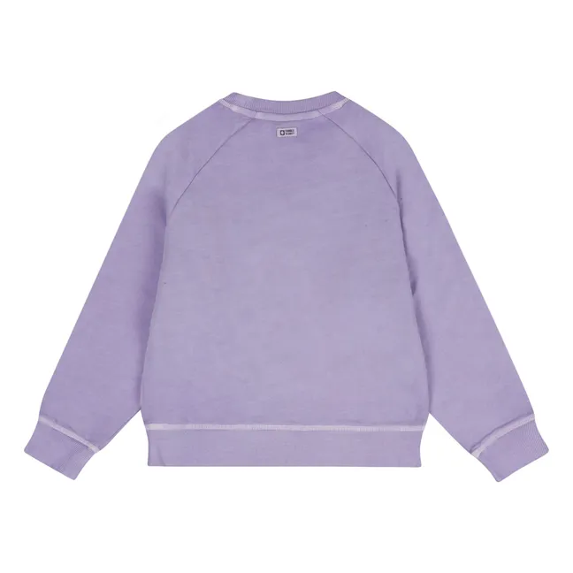 Sweat Fluo GD Coton Bio | Lilas