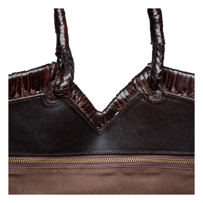 Tote Crudelia Leather | Chocolate